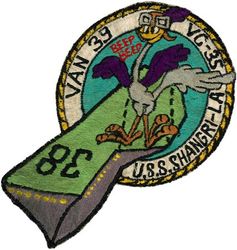 Composite Squadron 35 (VC-35) Detachment J VAN-39
Established as Composite Squadron THIRTY FIVE (VC-35) on 25 May 1950. Redesignated Attack Squadron (All Weather) THIRTY FIVE (VA(AW)-35) on 1 July 1956. Redesignated Attack Squadron ONE TWENTY TWO (VA-122) on 29 June 1959. Disestablished on 31 May 1991.

Deployment: 5 Jan 1956-23 Jun 1956, USS Shangri La (CV-38), CVG-3, Douglas AD-5N Skyraider

