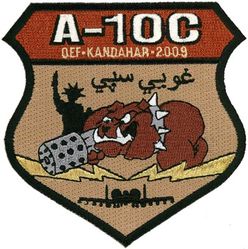 354th Expeditionary Fighter Squadron A-10 Operation  ENDURING FREEDOM 2009
Keywords: desert