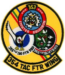 354th Tactical Fighter Wing Gaggle
Gaggle: 353th Tactical Fighter Squadron, 356th Tactical Fighter Squadron & 355th Tactical Fighter Squadron.
