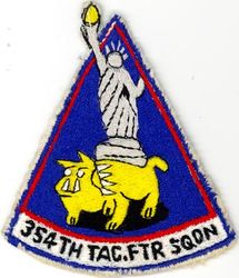 354th Tactical Fighter Squadron 
28 Nov 1965-15 Oct 1970
