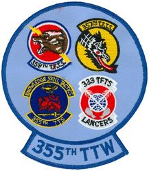 355th Tactical Training Wing Gaggle
Gaggle: 357th Tactical Fighter Training Squadron, 358th Tactical Fighter Training Squadron, 333d Tactical Fighter Training Squadron & 355th Tactical Training Squadron.
