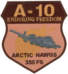 355th Fighter Squadron Operation ENDURING FREEDOM
Keywords: desert