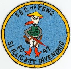 362d Tactical Electronic Warfare Squadron EC-47
Constituted as the 362d Reconnaissance Squadron and activated on 1 Feb 1967. Redesignated 362d Tactical Electronic Warfare Squadron on 15 Mar 1967. Inactivated on 28 Feb 1973. 
Douglas EC-47H Skytrain, 1967-1973

