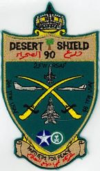 366th Tactical Fighter Wing and 48th Tactical Flighter Wing Operation DESERT SHIELD 1990
