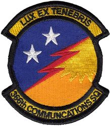 366th Communications Squadron
Translation: LUX EX TENEBRIS = Light from Darkness
