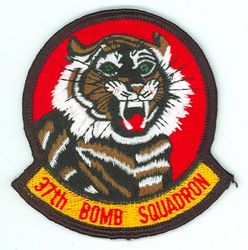 37th Bomb Squadron
Organized as 37 Aero Squadron on 13 Jun 1917. Demobilized on 15 Apr 1919. Reconstituted, and redesignated as 37 Pursuit Squadron, on 24 Mar 1923. Activated on 1 Sep 1933. Redesignated as 37 Attack Squadron on 1 Mar 1935.  Inactivated on 31 Jan 1938. Redesignated as 37 Bombardment Squadron (Medium) on 6 Dec 1939. Activated on 1 Feb 1940. Redesignated as 37 Bombardment Squadron, Medium, on 9 Oct 1944. Inactivated on 26 Nov 1945. Redesignated as 37 Bombardment Squadron, Light, on 29 Apr 1947. Activated on 19 May 1947. Inactivated on 10 Sep 1948. Redesignated as 37 Bombardment Squadron, Light, Night Intruder, on 8 May 1952. Activated on 10 May 1952.  Redesignated as 37 Bombardment Squadron, Tactical, on 1 Oct 1955. Inactivated on 25 Jun 1958.   Redesignated as 37 Bombardment Squadron, Heavy, on 16 Jun 1977. Activated on 1 Jul 1977.  Inactivated on 1 Oct 1982. Activated on 1 Jan 1987. Redesignated as 37 Bomb Squadron on 1 Sep 1991-.
