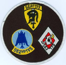 37th Tactical Fighter Wing Gaggle
Gaggle: 561st Tactical Fighter Squadron, 563d Tactical Fighter Squadron & 562d Tactical Fighter Squadron. 
