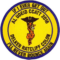 379th Expeditionary Aeromedical Evacuation Squadron Critical Care Air Transport Team 2016
