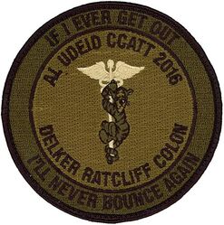 379th Expeditionary Aeromedical Evacuation Squadron Critical Care Air Transport Team 2016
Keywords: OCP