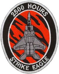 391st Fighter Squadron F-15E 2500 Hours

