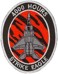 391st Fighter Squadron F-15E 4000 Hours
