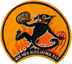 Composite Squadron 4 (VC-4) & Fighter Squadron (All Weather) 4 (VF(AW)-4)
VC-4 & VF(AW)-4 "Nightcappers"
Established as VC-4 on 28 Sep 1948; VF(AW)-4 on 2 Jul 1956. Disestablished on 31 Aug 1959
Douglas AD-1Q; AD-2Q; AD-5 Skyraider
Grumman TBF-3E; TBM-3E; TBM-3N  Avenger 
Grumman F6F-5; F6F-5N Hellcat
North American SNJ Texan
Beechcraft  JRB-4
Grumman F8F-2N Bearcat
Vought  F4U-4; F4U-5N; F4U-5NL Corsair
Martin AM-1Q Mauler
McDonnell F2H-2N; F2H-3; F2H-4 Banshee
Douglas F3D-2 Skyknight
Beechcraft  SNB-5
Lockheed TV-2 Sea Star
Douglas F4D Skyray 
Vought F8U Crusader
Grumman F9F-6 Cougar
Translation: NOX MEA AUXILIATRIX EST = Night is My Ally

