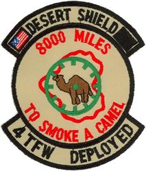 4th Tactical Fighter Wing (Provisional) Operation DESERT SHIELD 1990
Keywords: desert