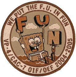 Patrol Squadron 4 (VP-4) Combat Air Crew 7 Operation IRAQI FREEDOM & ENDURING FREEDOM
Established as Bombing Squadron ONE HUNDRED FORTY FOUR (VB-144) on 1 Jul 1943. Redesignated Patrol Bombing Squadron ONE HUNDRED FORTY FOUR (VPB-144) on 1 Oct 1944; Patrol Squadron ONE HUNDRED FORTY FOUR (VP-144) on 15 May 1946; Medium Patrol Squadron (Landplane) ONE HUNDRED FORTY FOUR (VP-ML-4) on 15 Nov 1946; Patrol Squadron FOUR (VP-4) "Skinny Dragons" on 1 Sep 1948-.
Lockheed P-3C UIIIR Orion
