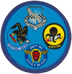401st Tactical Fighter Wing Gaggle
Gaggle: 401st Tactical Fighter Wing, 613th Tactical Fighter Squadron, 614th Tactical Fighter Squadron & 612th Tactical Fighter Squadron. 
