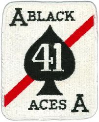 Fighter Squadron 41 (VF-41)
Established as Fighter Squadron SEVEN FIVE A (VF-75A) on 1 Jun 1945. Redesignated Fighter Squadron SEVEN FIVE (VF-75) on 1 Aug 1945; Fighter Squadron THREE B (VF-3B) on 15 Nov 1946; Fighter Squadron FOUR ONE (VF-41) on 1 Sep 1948. Disestablished on 8 Jun 1950. Reestablished on 1 Sep 1950. Redesignated Strike Fighter Squadron FOUR ONE (VFA-41) in Dec 2001-.

Vought F4U-4/5 Corsair, 1945-1953
McDonnell F2H-3 Banshee, 1953-1958
McDonnell F3H-2 Demon, 1958-1962
McDonnell Douglas F-4B/J/N Phantom II, 1962-1976
Grumman F-14-A Tomcat, 1976-2001

