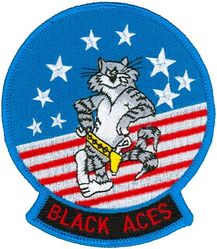 Fighter Squadron 41 (VF-41) F-14 Tomcat
Established as Fighter Squadron SEVEN FIVE A (VF-75A) on 1 Jun 1945. Redesignated Fighter Squadron SEVEN FIVE (VF-75) on 1 Aug 1945; Fighter Squadron THREE B (VF-3B) on 15 Nov 1946; Fighter Squadron FOUR ONE (VF-41) on 1 Sep 1948. Disestablished on 8 Jun 1950. Reestablished on 1 Sep 1950. Redesignated Strike Fighter Squadron FOUR ONE (VFA-41) in Dec 2001-.

Grumman F-14-A Tomcat, 1976-2001

