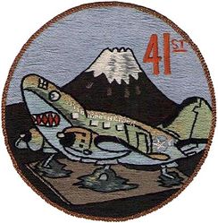 41st Troop Carrier Squadron, Medium C-46
 Constituted as 41 Transport Squadron on 2 Feb 1942.  Activated on 18 Feb 1942.  Redesignated as: 41 Troop Carrier Squadron on 4 Jul 1942; 41 Troop Carrier Squadron, Heavy, on 30 Jun 1948.  Inactivated on 14 Sep 1949.  Redesignated as 41 Troop Carrier Squadron, Medium, on 3 Jul 1952.  Activated on 14 Jul 1952.  Redesignated as: 41 Troop Carrier Squadron on 8 Dec 1965; 41 Tactical Airlift Squadron on 1 Aug 1967.  Inactivated on 28 Feb 1971. Activated on 31 Aug 1971.   Redesignated as 41 Airlift Squadron on 1 Jan 1992.
