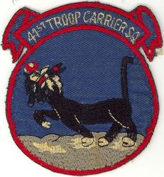 41st Troop Carrier Squadron, Medium
 Constituted as 41 Transport Squadron on 2 Feb 1942.  Activated on 18 Feb 1942.  Redesignated as: 41 Troop Carrier Squadron on 4 Jul 1942; 41 Troop Carrier Squadron, Heavy, on 30 Jun 1948.  Inactivated on 14 Sep 1949.  Redesignated as 41 Troop Carrier Squadron, Medium, on 3 Jul 1952.  Activated on 14 Jul 1952.  Redesignated as: 41 Troop Carrier Squadron on 8 Dec 1965; 41 Tactical Airlift Squadron on 1 Aug 1967.  Inactivated on 28 Feb 1971. Activated on 31 Aug 1971.   Redesignated as 41 Airlift Squadron on 1 Jan 1992.
