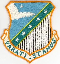 4108th Air Refueling Wing
Translation: PARATI STAMUS = We Stand Ready
