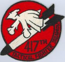 417th Tactical Fighter Squadron 
Japan made.
