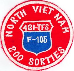 421st Tactical Fighter Squadron F-105 200 Missions North Vietnam
