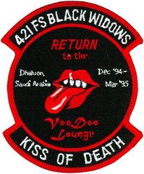 421st Fighter Squadron Operation SOUTHERN WATCH 1994-1995
