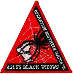 421st Fighter Squadron Operation SOUTHERN WATCH 1996
