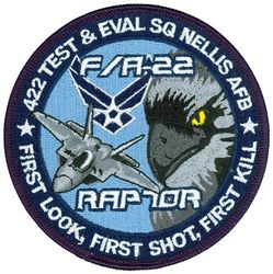 422d Test and Evaluation Squadron F/A-22
