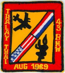 43d Bombardment Wing, Heavy Thailand Deployment 1989
