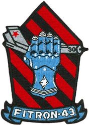 Fighter Squadron 43 (VF-43)
Established as Fighter Squadron SEVEN FOUR A (VF-74A) on 1 May 1945. Redesignated Fighter Squadron SEVEN FOUR (VF-74) on 1 Aug 1945; Fighter Squadron ONE B (VF-1B) on 15 Nov 1946; Fighter Squadron TWO ONE (VF-21) on 1 Sep 1948; Attack Squadron FOUR THREE (VA-43) “Mach Busters” on 1 Jul 1959;  Fighter Squadron FOUR THREE (VF-43) on 1 Jul 1973. Disestablished on 1 Jul 1994.

Douglas A4D-1/2/2N/A-4A/C/E/F/TA-4J Skyhawk.
Northrop Corp. T-38 Talon
Northrop Corp. F-5E Tiger II
IAI (Israeli) F-21 Kfir.
General Dynamics F-16N Viper

