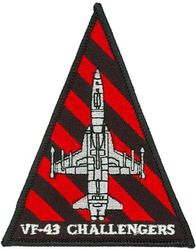 Fighter Squadron 43 (VF-43) F-5 Tiger II
Established as Fighter Squadron SEVEN FOUR A (VF-74A) on 1 May 1945. Redesignated Fighter Squadron SEVEN FOUR (VF-74) on 1 Aug 1945; Fighter Squadron ONE B (VF-1B) on 15 Nov 1946; Fighter Squadron TWO ONE (VF-21) on 1 Sep 1948; Attack Squadron FOUR THREE (VA-43) “Mach Busters” on 1 Jul 1959;  Fighter Squadron FOUR THREE (VF-43) on 1 Jul 1973. Disestablished on 1 Jul 1994.

Douglas A4D-1/2/2N/A-4A/C/E/F/TA-4J Skyhawk.
Northrop Corp. T-38 Talon
Northrop Corp. F-5E Tiger II
IAI (Israeli) F-21 Kfir.
General Dynamics F-16N Viper


