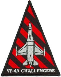 Fighter Squadron 43 (VF-43) F-16N Viper
Established as Fighter Squadron SEVEN FOUR A (VF-74A) on 1 May 1945. Redesignated Fighter Squadron SEVEN FOUR (VF-74) on 1 Aug 1945; Fighter Squadron ONE B (VF-1B) on 15 Nov 1946; Fighter Squadron TWO ONE (VF-21) on 1 Sep 1948; Attack Squadron FOUR THREE (VA-43) “Mach Busters” on 1 Jul 1959;  Fighter Squadron FOUR THREE (VF-43) on 1 Jul 1973. Disestablished on 1 Jul 1994.

Douglas A4D-1/2/2N/A-4A/C/E/F/TA-4J Skyhawk.
Northrop Corp. T-38 Talon
Northrop Corp. F-5E Tiger II
IAI (Israeli) F-21 Kfir.
General Dynamics F-16N Viper

