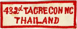 432d Tactical Reconnaissance Wing Hat Tab
