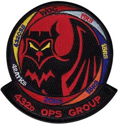 432d Operations Group Gaggle
Established as 432d Operations Group and activated on 31 May 1991. Inactivated on 1 Oct 1994. Reactivated on 1 May 2007-.
