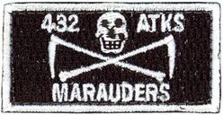 432d Attack Squadron Morale Pencil Pocket Tab

