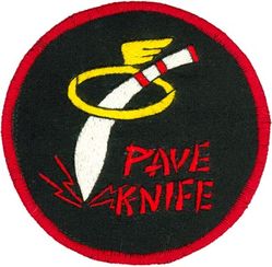 433d Tactical Fighter Squadron AN/AVQ-10 Pave Knife 
Attributed to 433d TFS pilot. Thai made "puffy back".
