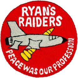 44th Tactical Fighter Squadron COMMANDO NAIL
Commando Nail F-105Fs operated by selected crews (Ryan's Raiders) from the 44th TFS at Korat flew numerous hazardous all-weather low-level bombing missions over North Vietnam, the first of these being on April 26, 1967. The Commando Nail F-105Fs were also used to develop tactics for the possible deployment of B-58 Hustlers to Southeast Asia. Also used by 34 TFS. 
Fully embroidered Thai made
