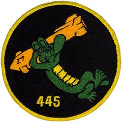 445th Bombardment Squadron, Medium
Trained in air refueling and strategic bombardment operations with the B-47, 15 Dec 1953-25 Oct 1961.
