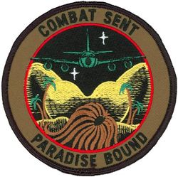 55th Wing Combat Sent RC-135U
This patch is attributed to the wing because it is common to three of its squadrons:  38th, 45th, and 343d Reconnaissance Squadrons.  -GWO
Keywords: subdued