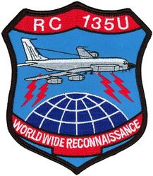 55th Wing RC-135U
This patch is attributed to the wing because it is common to three of its squadrons:  38th, 45th, and 343d Reconnaissance Squadrons.  -GWO
