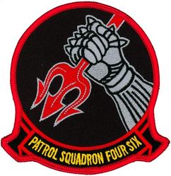 Patrol Squadron 46 (VP-46) 
Established as Patrol Squadron FIVE-S (VP-5S) on 1 Jul 1931. Redesignated Patrol Squadron FIVE-F (VP-5F) on 1 Apr 1933.  Redesignated Patrol Squadron FIVE (VP-5) on 1 Octr 1937. Redesignated Patrol Squadron THIRTY-THREE (VP 33) on 1 Jul 1939. Redesignated Patrol Squadron THIRTY-TWO (VP-32) on 1 Oct 1941. Redesignated Patrol Bombing Squadron THIRTY TWO (VPB-32) on 1 Oct 1944. Redesignated Patrol Squadron THIRTY-TWO (VP-32) on 15 May 1946. Redesignated Medium Patrol Squadron (Seaplane) SIX (VP-MS-6) on 15 Nov 1946. Redesignated Patrol Squadron FORTY-SIX (VP-46) "Grey Knights" on 1 Sep 1948-.

Lockheed P-3C UIIIR Orion

