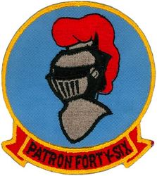 Patrol Squadron 46 (VP-46)
VP-46 "Grey Knights"
1970- (5th insignia)
Established as VP-5S on 1 Jul 1931; VP-5F on 1
Apr 1933; VP-5 on 1 Oct 1937; VP-33 on 1 Jul 1939; VP-
32 on 1 Oct 1941; VPB-32 on 1 Oct 1944; VP-32 on 15 May 1946; VP-MS-6 on 15 Nov 1946; VP-46 on 1 Sep 1948-.
Lockheed P-3B/C Orion
