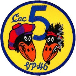Patrol Squadron 46 (VP-46) Combat Air Crew 5
Established as Patrol Squadron FIVE-S (VP-5S) on 1 Jul 1931. Redesignated Patrol Squadron FIVE-F (VP-5F) on 1 Apr 1933.  Redesignated Patrol Squadron FIVE (VP-5) on 1 Octr 1937. Redesignated Patrol Squadron THIRTY-THREE (VP 33) on 1 Jul 1939. Redesignated Patrol Squadron THIRTY-TWO (VP-32) on 1 Oct 1941. Redesignated Patrol Bombing Squadron THIRTY TWO (VPB-32) on 1 Oct 1944. Redesignated Patrol Squadron THIRTY-TWO (VP-32) on 15 May 1946. Redesignated Medium Patrol Squadron (Seaplane) SIX (VP-MS-6) on 15 Nov 1946. Redesignated Patrol Squadron FORTY-SIX (VP-46) "Grey Knights" on 1 Sep 1948-.

Lockheed P-3C UIIIR Orion

