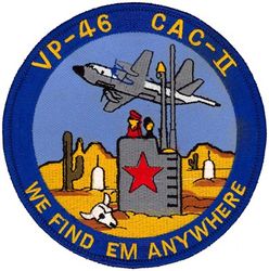 Patrol Squadron 46 (VP-46) Combat Air Crew 2
Established as Patrol Squadron FIVE-S (VP-5S) on 1 Jul 1931. Redesignated Patrol Squadron FIVE-F (VP-5F) on 1 Apr 1933.  Redesignated Patrol Squadron FIVE (VP-5) on 1 Octr 1937. Redesignated Patrol Squadron THIRTY-THREE (VP 33) on 1 Jul 1939. Redesignated Patrol Squadron THIRTY-TWO (VP-32) on 1 Oct 1941. Redesignated Patrol Bombing Squadron THIRTY TWO (VPB-32) on 1 Oct 1944. Redesignated Patrol Squadron THIRTY-TWO (VP-32) on 15 May 1946. Redesignated Medium Patrol Squadron (Seaplane) SIX (VP-MS-6) on 15 Nov 1946. Redesignated Patrol Squadron FORTY-SIX (VP-46) "Grey Knights" on 1 Sep 1948-.

Lockheed P-3C UIIIR Orion


