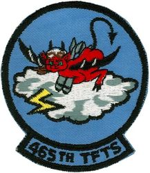 465th Tactical Fighter Training Squadron
Replaced the 4429 CCTS in 1972, training future SEA bound FACs on AT-33s.
