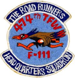 474th Tactical Fighter Wing Headquarters Squadron F-111
