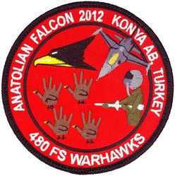 480th Fighter Squadron Exercise ANATOLIAN FALCON 2012
