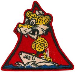 SS-483 USS Sea Leopard
Namesake. The Sea Leopard, also referred to as the sea leopard (Hydrurga leptonyx)
Builder. Portsmouth Naval Shipyard, Kittery, ME
Laid down. 7 Nov 1944
Launched. 2 Mar 1945
Commissioned. 11 Jun 1945
Decommissioned. 27 Mar 1973
Stricken. 27 Mar 1973
Fate. Transferred to Brazil, 27 Mar 1973
Class and type. Tench-class diesel-electric submarine
Displacement:	
1,570 tons (1,595 t) surfaced 
2,414 tons (2,453 t) submerged 
Length. 311 ft 8 in (95.00 m) 
Beam. 27 ft 4 in (8.33 m) 
Draft. 17 ft (5.2 m) maximum 
Propulsion:	
4 × Fairbanks-Morse Model 38D8-⅛ 10-cylinder opposed piston diesel engines driving electrical generators
2 × 126-cell Sargo batteries
2 × low-speed direct-drive Elliott electric motors
two propellers 
5,400 shp (4.0 MW) surfaced
2,740 shp (2.0 MW) submerged
Speed. 20.25 knots (38 km/h) surfaced; 8.75 knots (16 km/h) submerged 
Range. 11,000 nautical miles (20,000 km) surfaced at 10 knots (19 km/h) 
Endurance. 48 hours at 2 knots (3.7 km/h) submerged; 75 days on patrol
Test depth. 400 ft (120 m) 
Complement. 10 officers, 71 enlisted 
Armament:	
10 × 21-inch (533 mm) torpedo tubes, 6 forward, 4 aft)
28 torpedoes
1 × 5-inch (127 mm) / 25 caliber deck gun
Bofors 40 mm and Oerlikon 20 mm cannon

