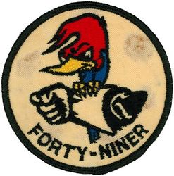 Patrol Squadron 49 (VP-49) Morale
VP-49 "Woodpeckers"
1973-1994 
Established as VP-19 on 1 Feb 1944; VPB-19 on 1 Oct 1944; VP-19 on 15 May 1946; VP-MS-9 on 15 Nov 1946; VP-49 on 1 Sep 1948-1 Mar 1994.
Lockheed P-3C Orion
